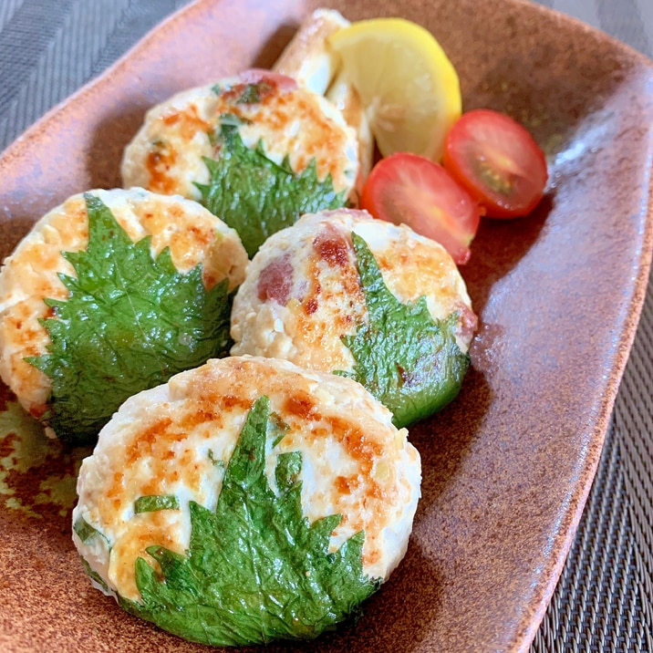 鶏ミンチと豆腐のふわふわ梅つくね